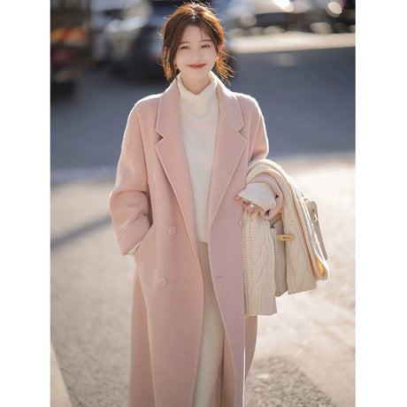 Small Hepburn woolen coat women's coat autumn winter 2024 new model