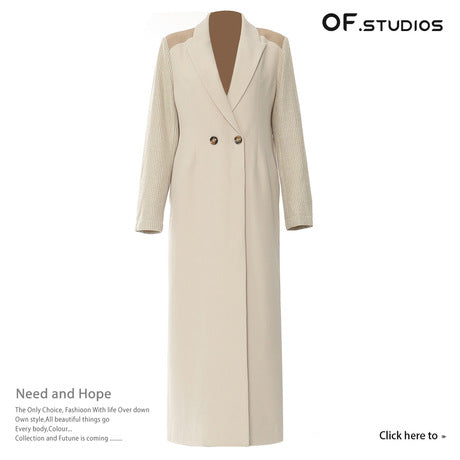 Small Hepburn woolen coat women's coat autumn winter 2024 new model